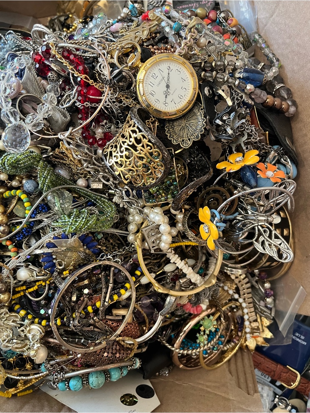 Vintage /lot of 925 silver, Mixed LOT , over 35 pds, as is, signed/unsigned, etc